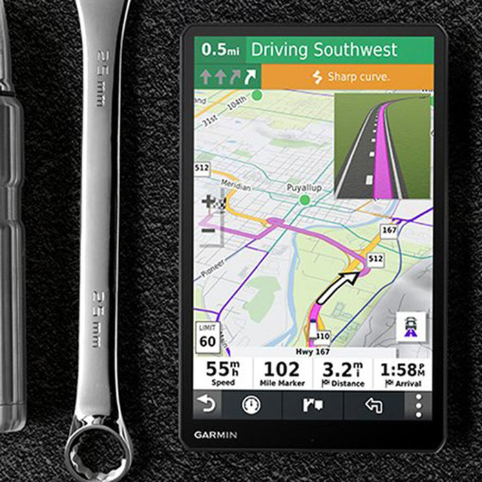 Garmin Dezl OTR500 5.5" GPS Truck Navigator w/ Garmin Headset & Backup Cam Bundle
