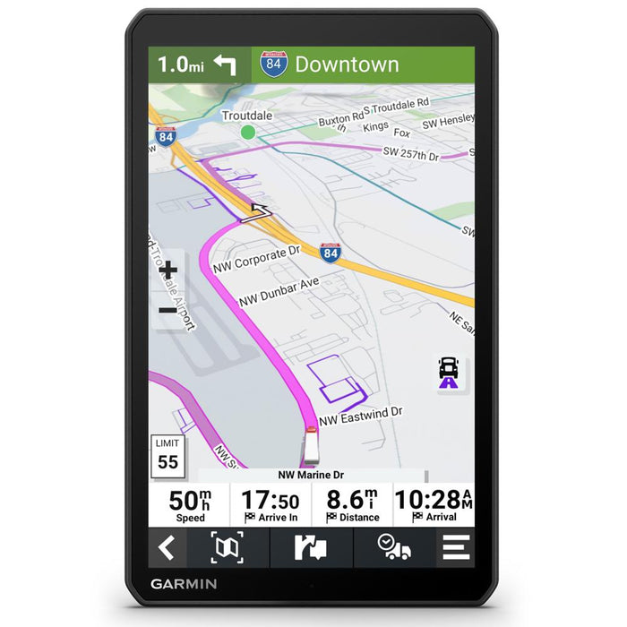 Garmin dezl OTR810 8" GPS Truck Navigator w/ Garmin Headset & Backup Cam Bundle