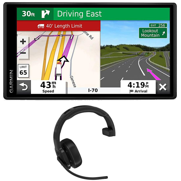 Garmin Dezl OTR500 5.5" GPS Truck Navigator + dezl 100 Wireless Driving Headset