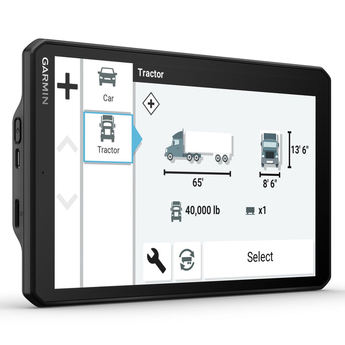 Garmin dezl OTR810 8" GPS Truck Navigator + dezl 200 Headset Exclusive Bundle