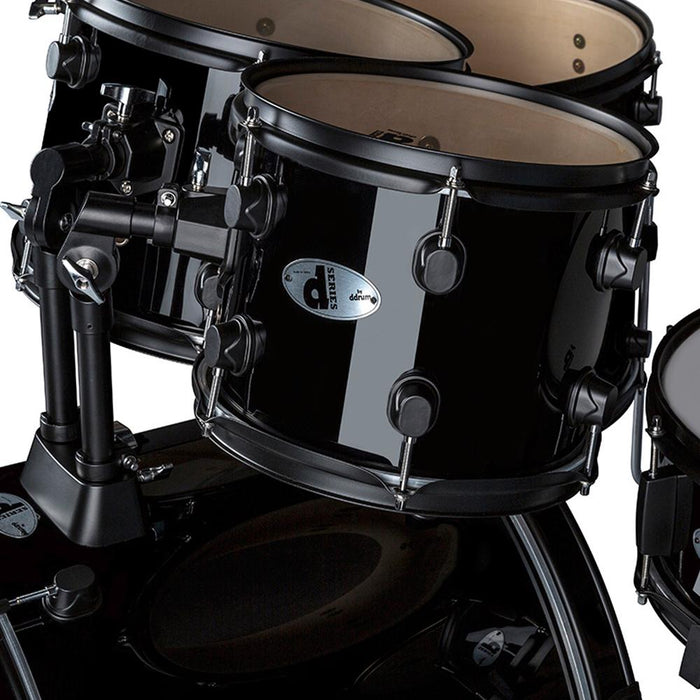 DDRUM D120 5-piece Complete Drum Kit, Black w/ Accessories Bundle