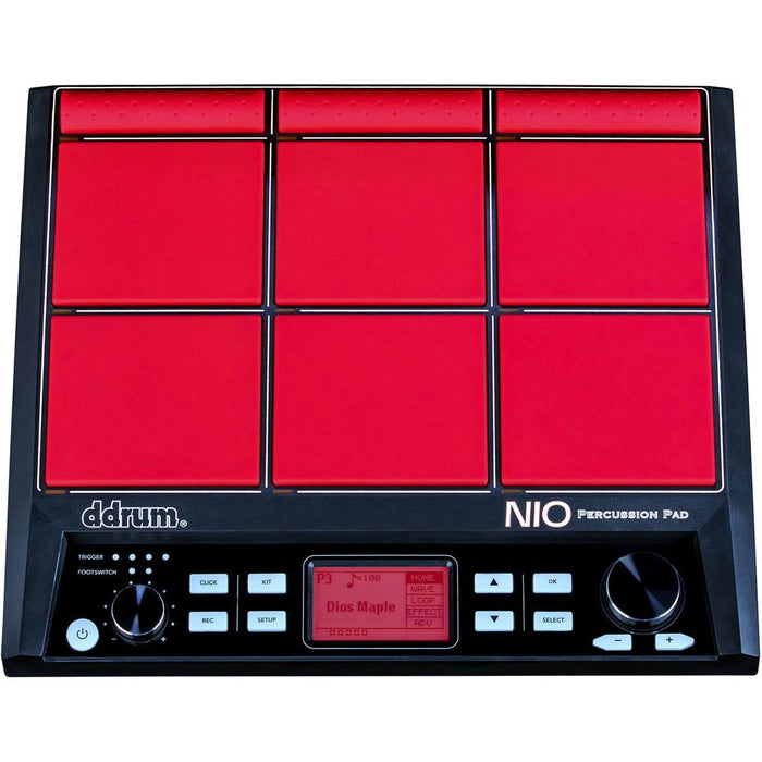 DDRUM NIO Percussion Pad w/ Accessories + Warranty Bundle