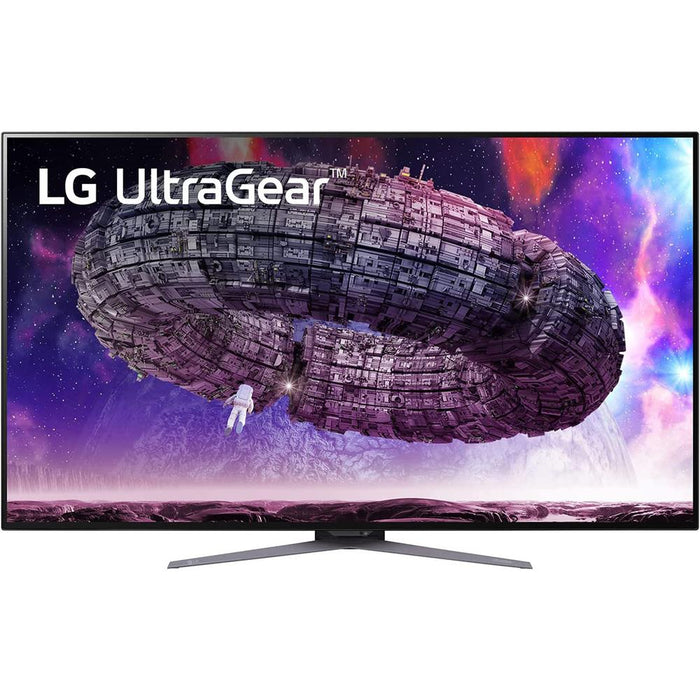 LG 48" UltraGear UHD OLED Gaming Monitor G-SYNC Compatible with Cleaning Bundle