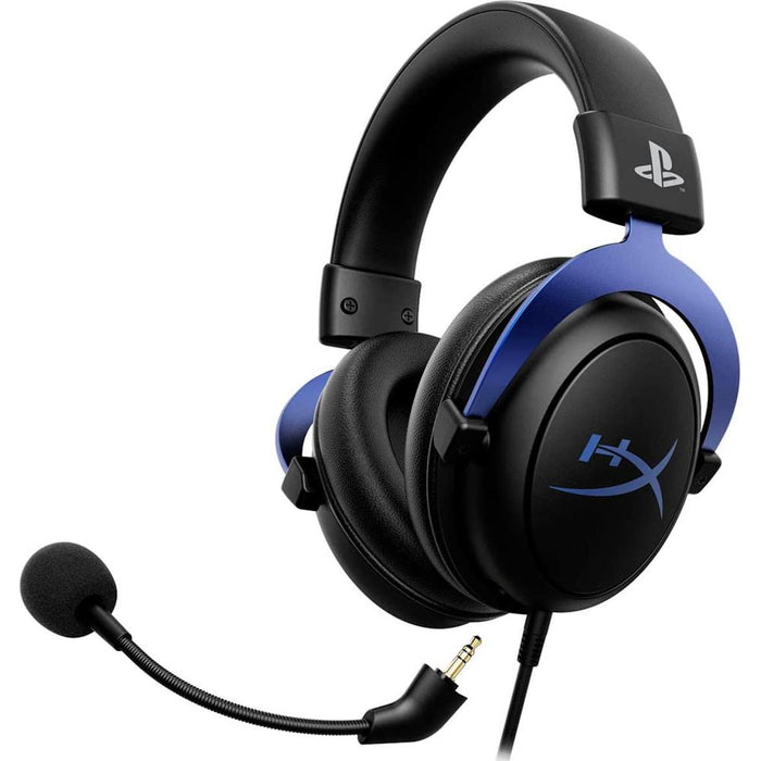 HyperX Cloud Wired Gaming Headset for PS5/PS4, Black/Blue - 4P5H9AA#ABL