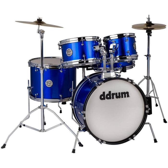 DDRUM D1 Junior Complete Drum Kit with Throne Blue + NIO Percussion Pad Bundle