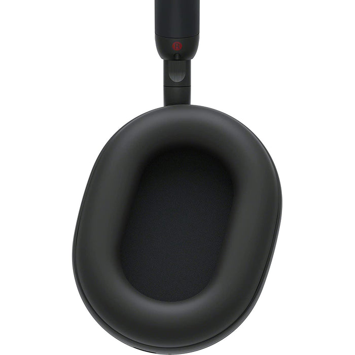 Sony WH-1000XM5 Wireless Noise Canceling Headphones, Black + Wood Headphone Stand