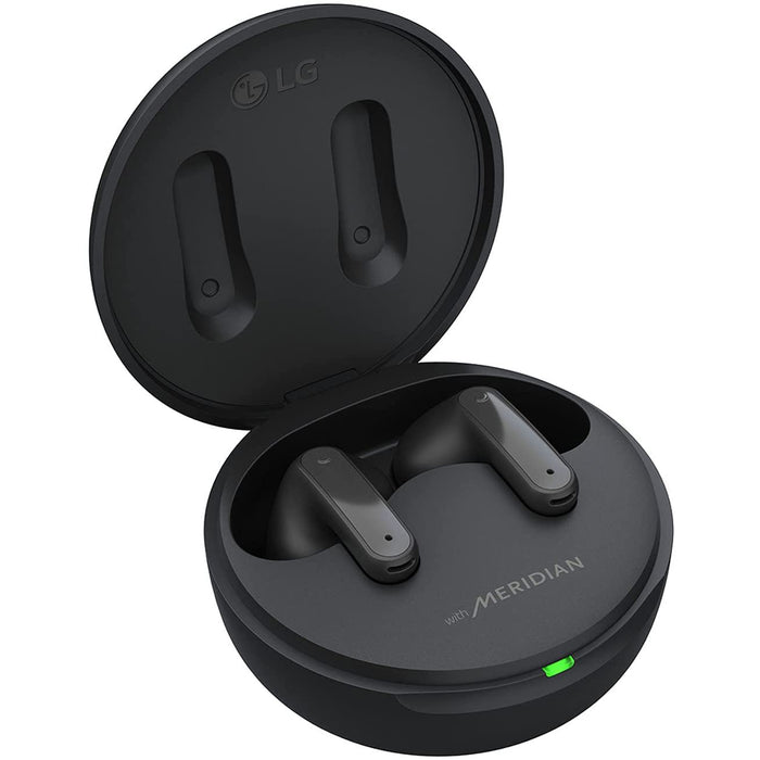 LG TONE Free FP5 Active Noise Cancelling True Wireless Bluetooth Earbuds, Black