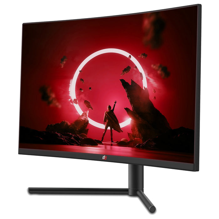 Deco Gear 32" 1920x1080 Curved Gaming Monitor with Mechanical Keyboard, Mouse + Mouse Pad