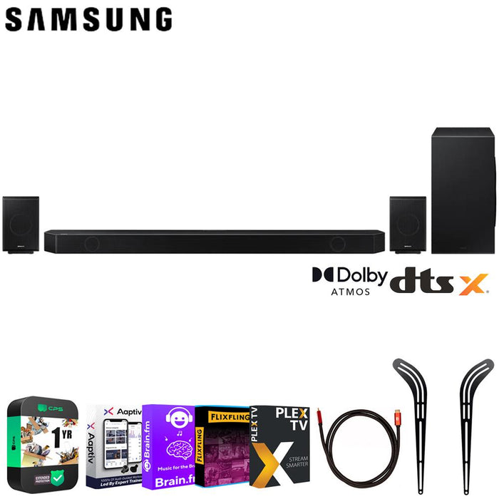 Samsung HW-Q990B 11.1.4ch Soundbar w/ Rear Speakers, 2022 +1 Year Extended Warranty
