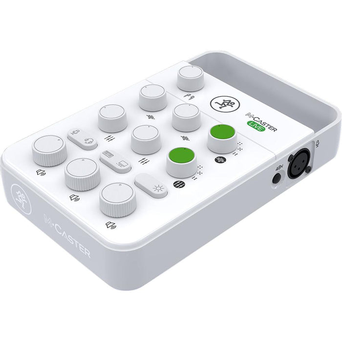 Mackie M-Caster Live Portable Streaming Mixer - White (2053609-00) - Open Box