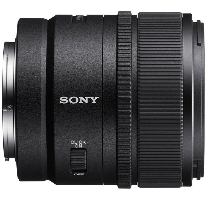 Sony E 15mm F1.4 G APS-C Large-Aperture Wide-Angle G Lens with Lexar 64GB Card