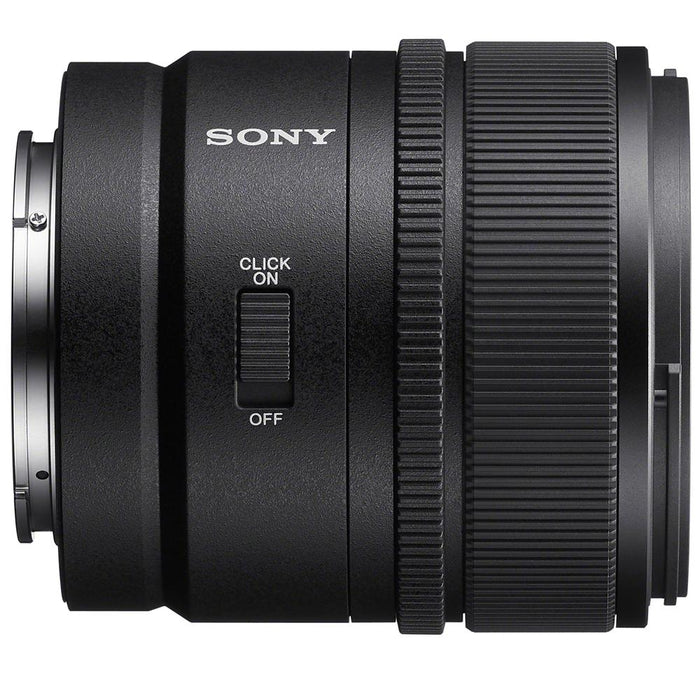 Sony E 15mm F1.4 G APS-C Large-Aperture Wide-Angle G Lens with Lexar 64GB Card