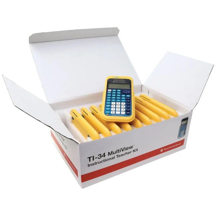 Texas Instruments TI-34 MultiView Scientific Calculator Teacher/Instructor Kit, 10 Pack