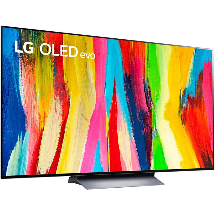 LG OLED55C2PUA 55 Inch HDR 4K Smart OLED TV (2022) - Refurbished