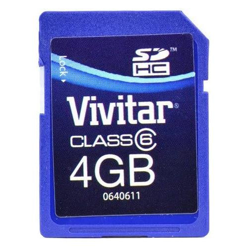 Vivitar SDHC 4 GB Memory Card for High Megapixel and HD Video Recording