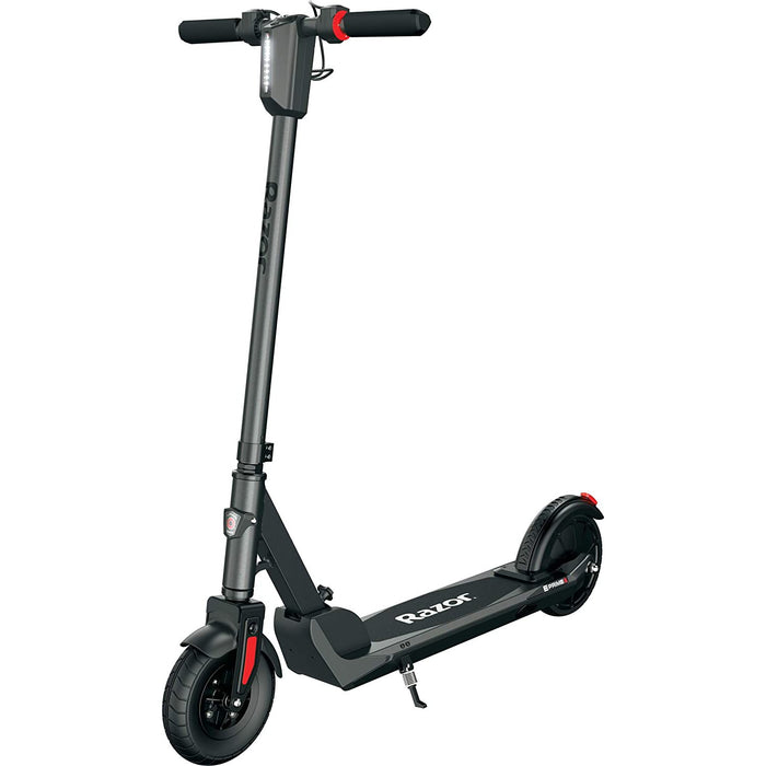 Razor E Prime III Electric Scooter, Teen/Adult - Black/Red + Wearable Safety Light