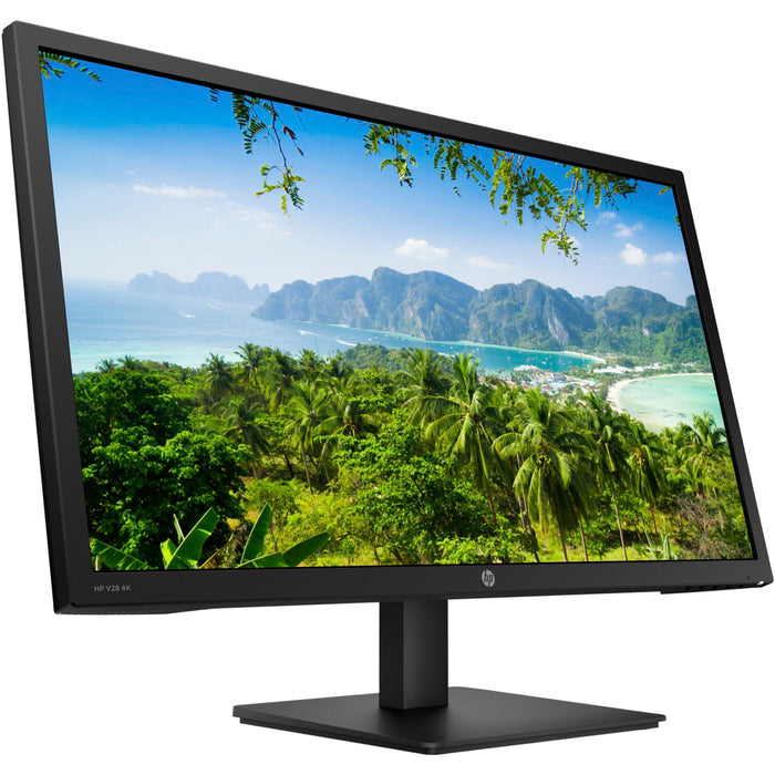 Hewlett Packard V28 28" 4K PC Monitor, 60 Hz Display with AMD Freesync Technology