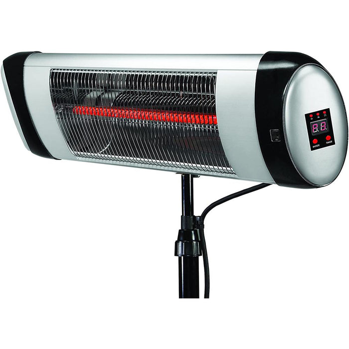 Greentech pureHeat Garage and Patio Outdoor Heater Black with 1 Year Warranty