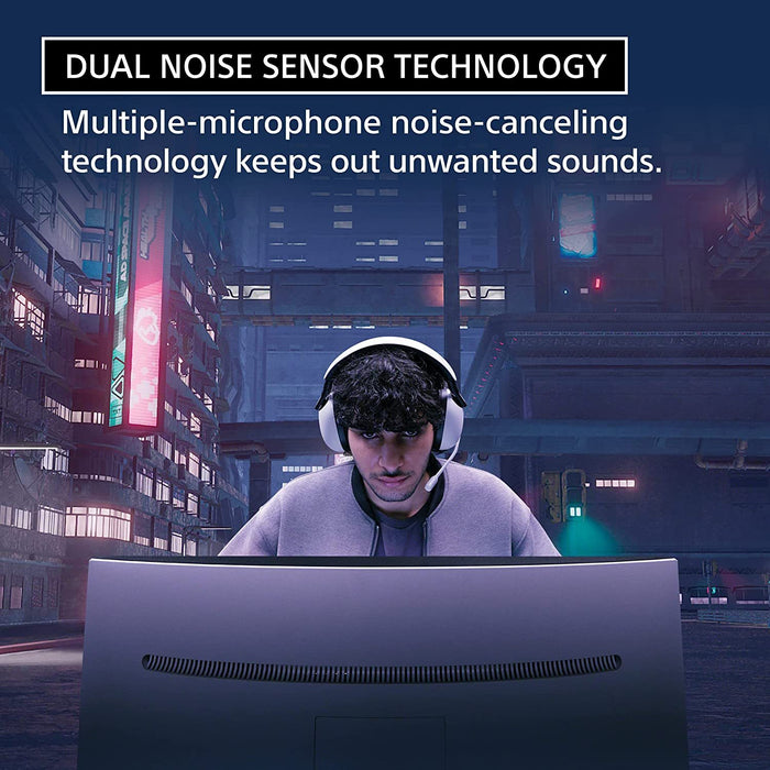 Sony INZONE H9 Wireless Noise Cancelling Gaming Headset, White - WHG900N/W