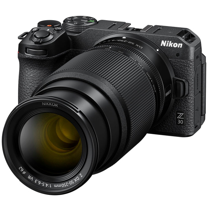 Nikon Z30 Mirrorless Camera with 2 Lens Kit NIKKOR Z DX 16-50mm VR +50-250mm VR Bundle