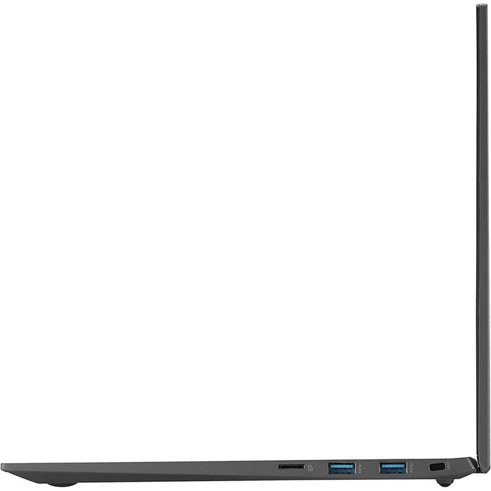 LG gram 15Z90Q 15" Laptop, Intel i7-1260P, 16GB/512GB SSD, Gray +Accessories Bundle