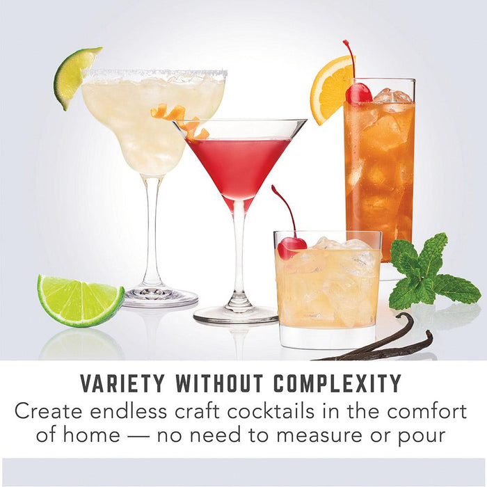 Bartesian Ultimate Home Premium Cocktail Machine w/ Set of Drink Glass & More Bundle