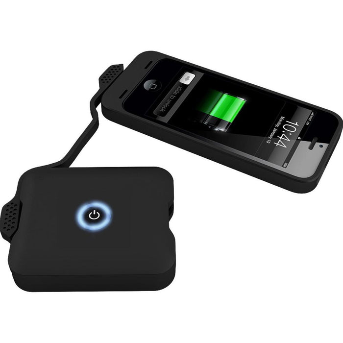 uNu Enerpak Flexi Portable USB Battery Pack with Integrated Charging Cable - Black