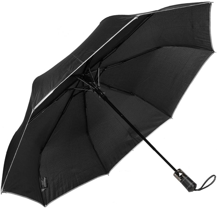 Tahari Collapsible Travel Umbrella Black/White 3 Pack