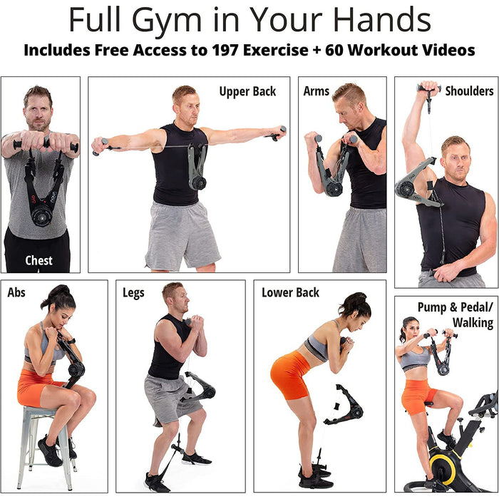 OYO Fitness Nova Personal Full Body Portable Gym (Black)