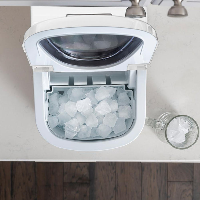 Deco Chef White Compact Electric Ice Maker | Top Load | 26 Lbs Per Day - Open Box