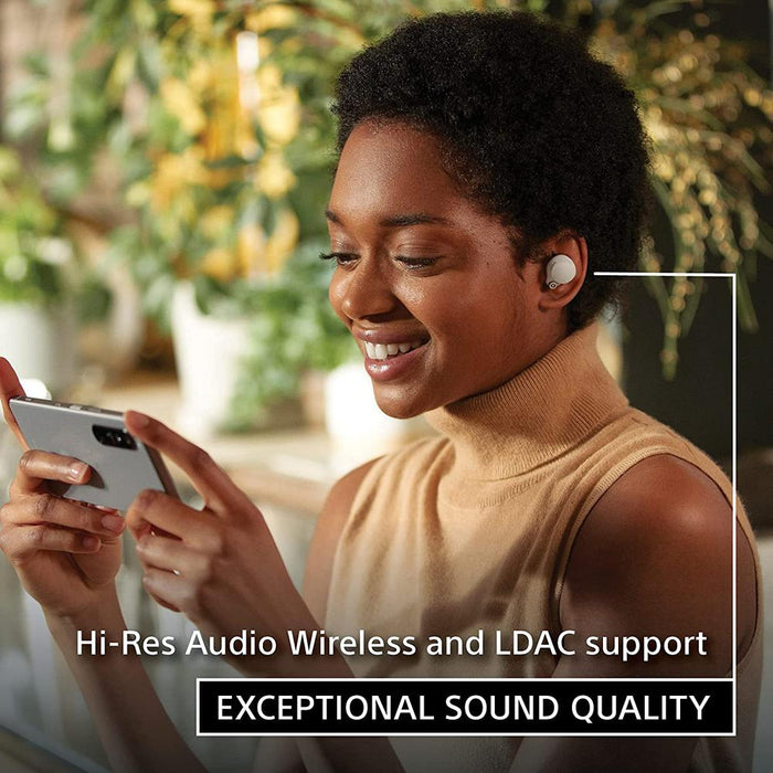 Sony WF-1000XM4 Noise Canceling Truly Wireless Earbuds (Silver) - Open Box