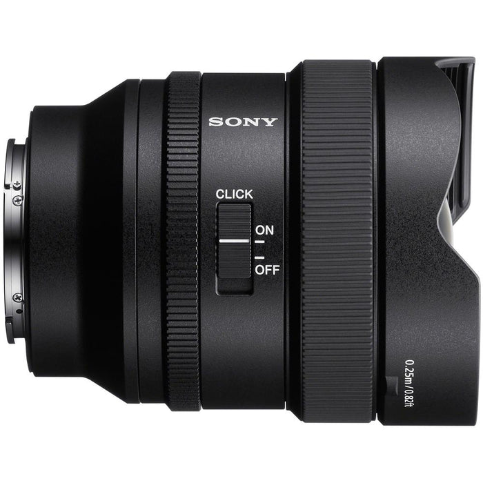 Sony FE 14mm F1.8 GM Full Frame Ultra Wide Prime G Master Lens w/ Lexar Card +SSD Kit