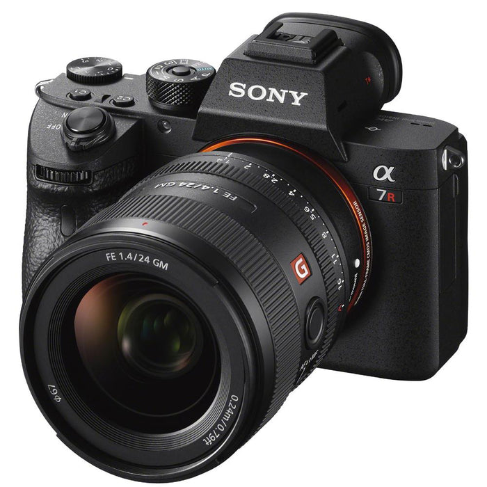 Sony FE 24mm F1.4 GM Alpha E-mount Wide Angle G Master Lens w/ Lexar Card +SSD Bundle