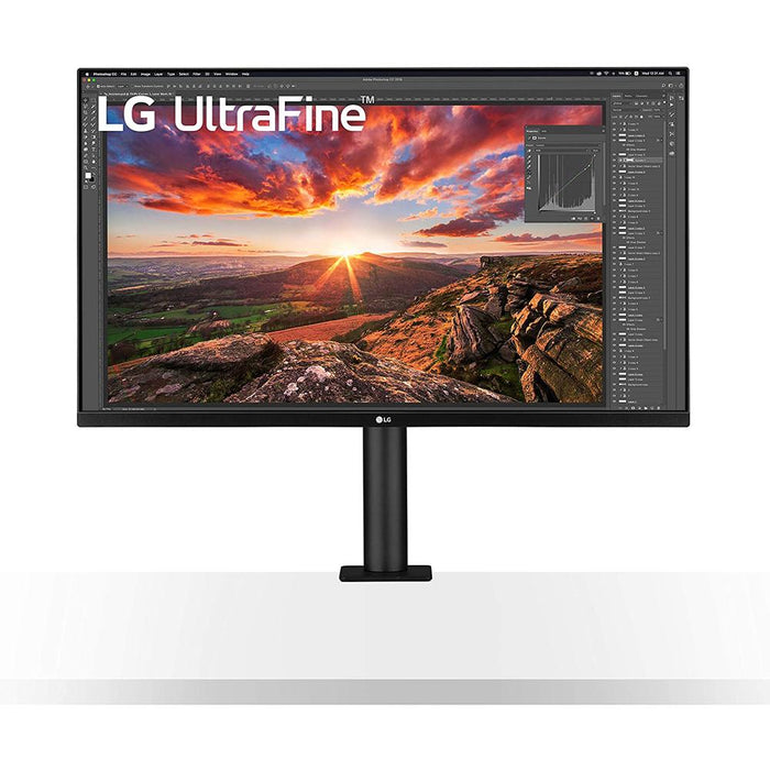 LG 32" UltraFine Display Ergo Stand UHD 4K HDR10 Monitor 32UN880-B - Refurbished