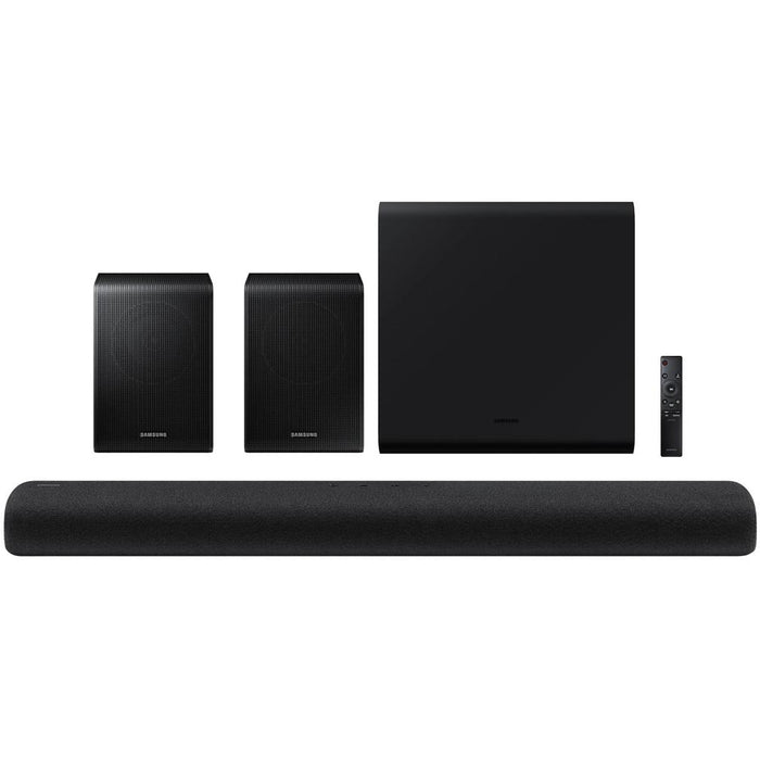Samsung HW-S60A 5.0ch All-in-One Soundbar 2021+ Premium Woofer + Speaker Bundle