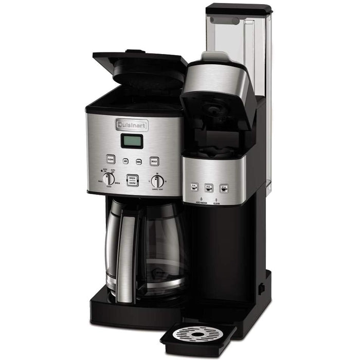 Cuisinart 12 Cup Coffeemaker & Single Serve Brewer Stainless Steel SS-15 - Refurbished