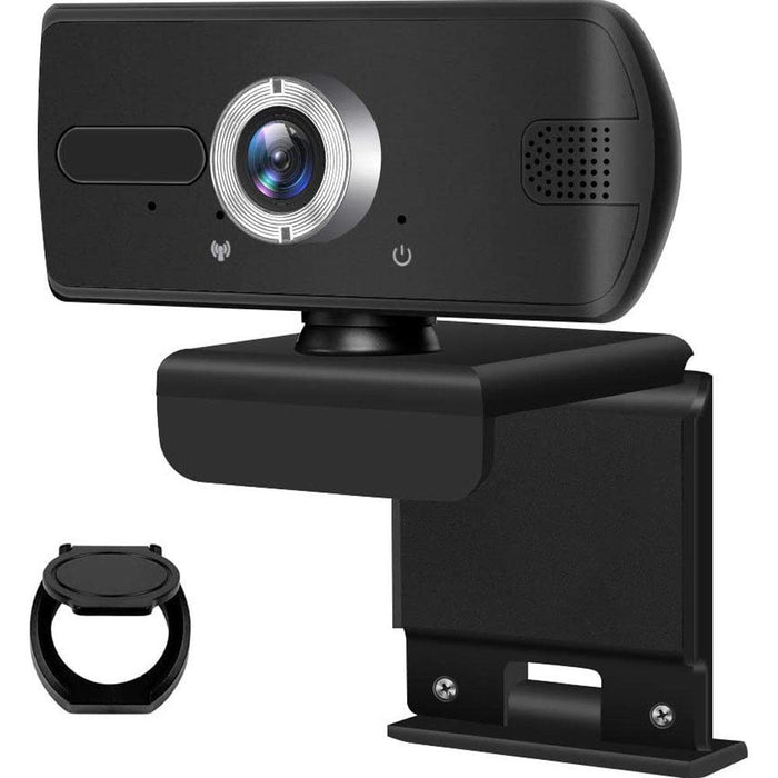 OULUCCI 1920 x 1080p USB Webcam with Microphone and Digital Noise Reduction - Open Box