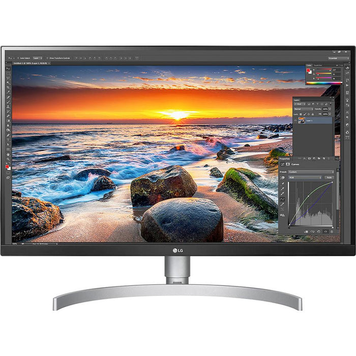 LG 27UL850-W 27" 4K UHD IPS LED Monitor w/ VESA DisplayHDR 400 (2019) - Refurbished