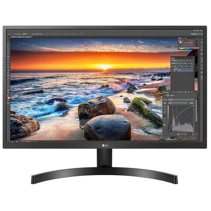 LG 27UK500-B 27" 4K UHD (3840x2160) IPS HDR10 Monitor with FreeSync - Refurbished