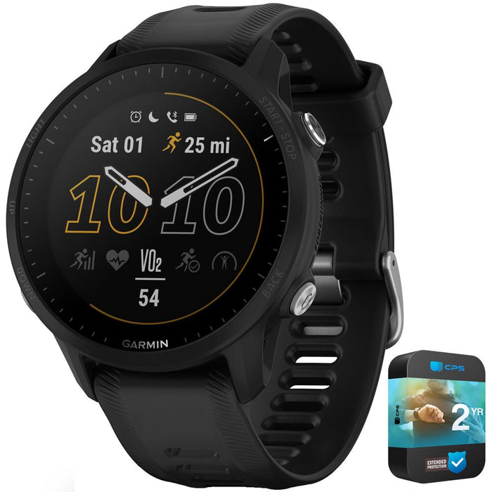 Garmin Forerunner 955 GPS Smartwatch Black with 2 Year Extended Warranty
