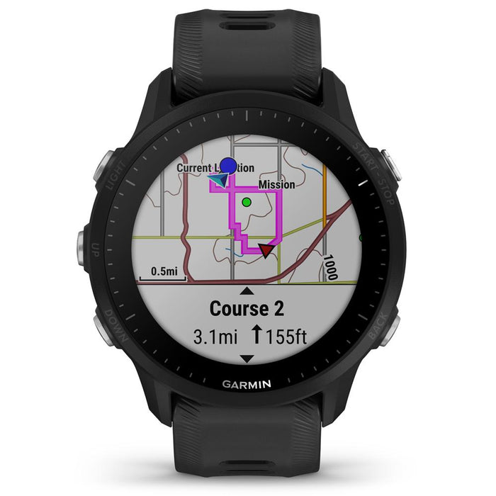 Garmin Forerunner 955 GPS Smartwatch Black with 2 Year Extended Warranty