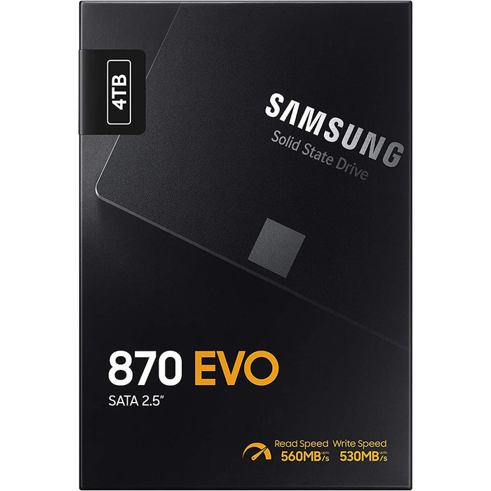 Samsung 870 EVO 4TB 2.5" SATA III Internal SSD (MZ-77E4T0B)