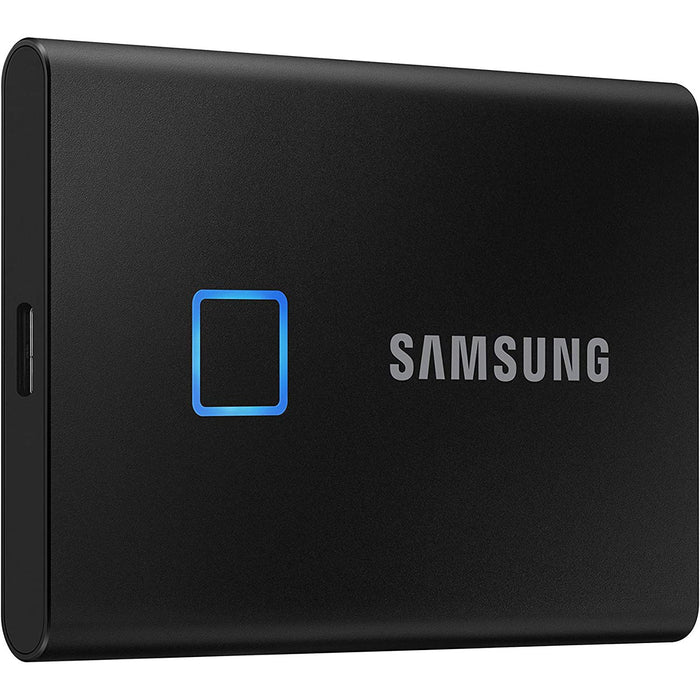 Samsung T7 Touch Portable SSD USB 3.2, 1TB - Black