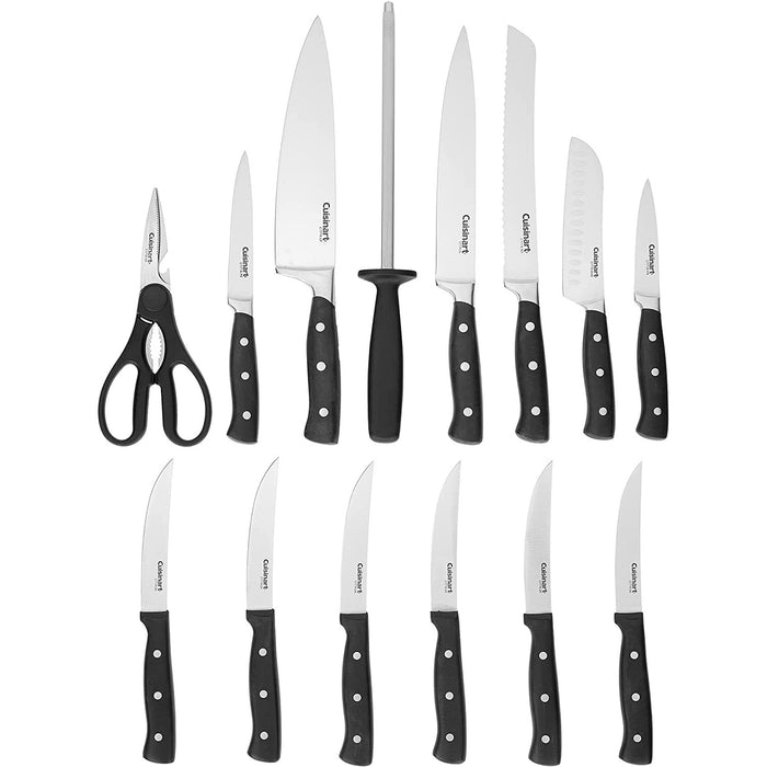 Best Buy: Cuisinart Classic 15-Piece Knife Set Stainless Steel C77TRR-15P