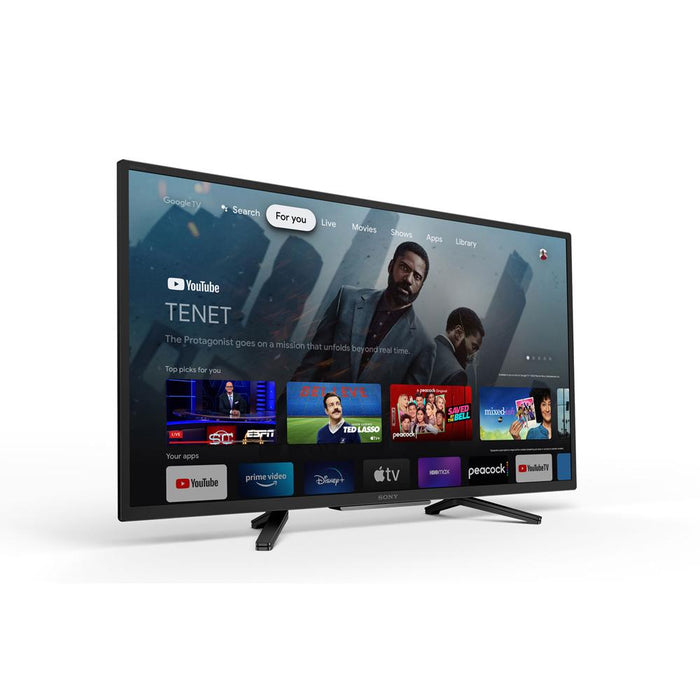 Sony 32" W830K HD LED HDR TV with Google TV 2022 with Deco Home 60W Soundbar Bundle