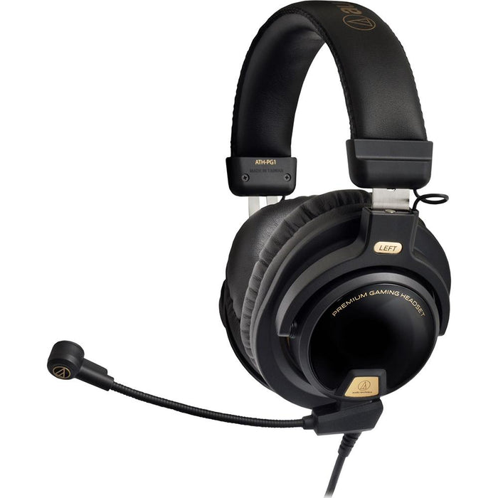 Audio-Technica Closed-Back Premium Gaming Headset with 6-inch Boom Microphone-OPEN BOX