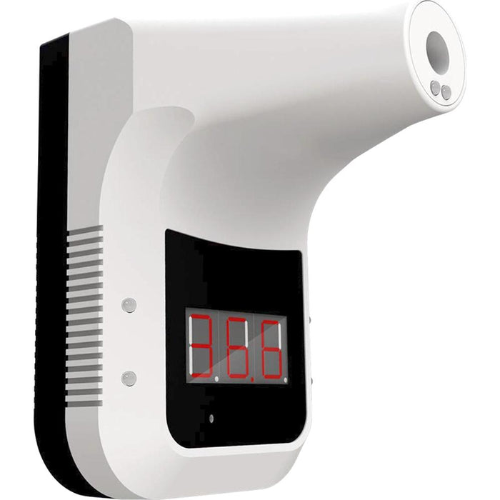 Deco Essentials Wall Mounted Non-Contact Infrared Thermometer, Instant Readouts - Open Box