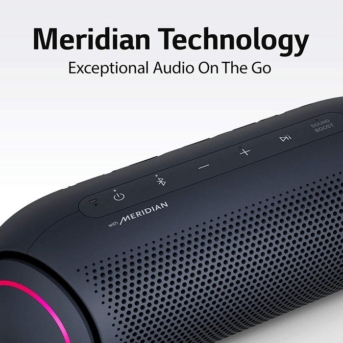 LG XBOOM Go PL5 Portable Bluetooth Speaker with Meridian Sound Technology, Open Box
