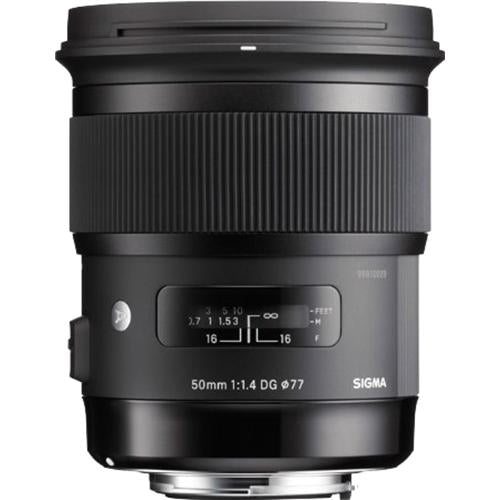 Sigma 50mm f/1.4 DG HSM A-Mount ART Lens for Sony SLR A Cameras 311205 - Open Box