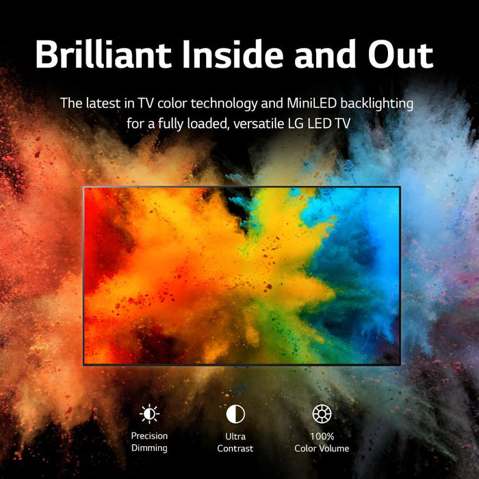 LG 65QNED85UQA 65 Inch HDR 4K Smart QNED Mini-LED TV (2022)
